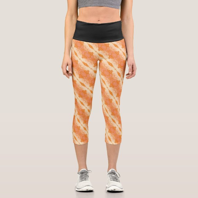 Leggings Capri Textura #10 de la obra El corazón de los (Anverso)