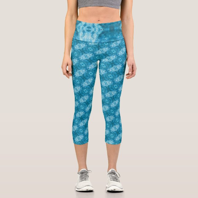 Leggings Capri Textura #11 de la obra Cerezas (Anverso)