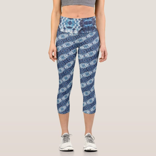 Leggings Capri Textura #12 de la obra Cerezas (Anverso)
