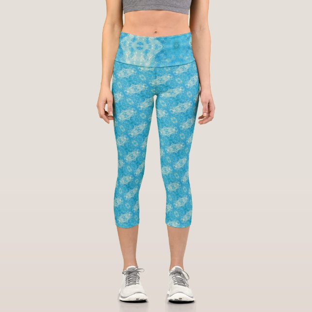 Leggings Capri Textura #13 de la obra Cerezas (Anverso)