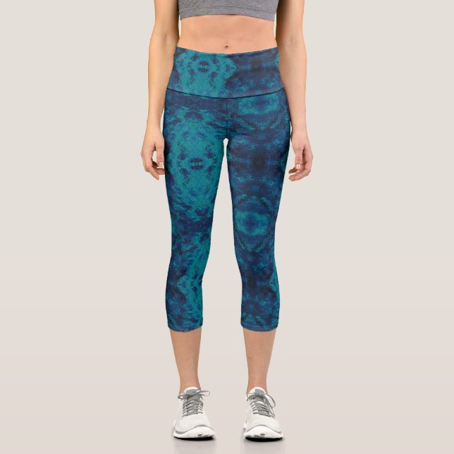 Leggings Capri Textura #14 de la obra Cerezas (Anverso)