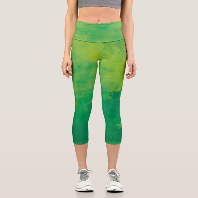 Leggings Capri Textura #14 de la obra Nuit (Anverso)