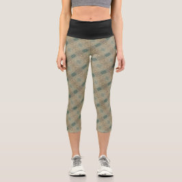 Leggings Capri Textura #15 de obra Amanecer