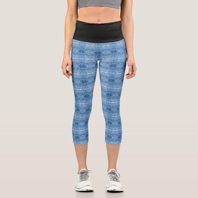 Leggings Capri Textura #16 de obra La roca (Anverso)