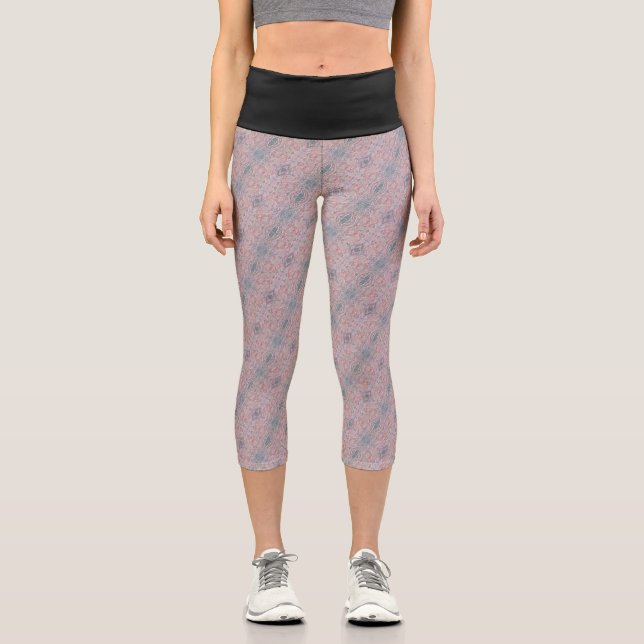 Leggings Capri Textura #17 de obra Amanecer (Anverso)