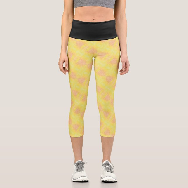 Leggings Capri Textura #18 de la obra Nuit (Anverso)