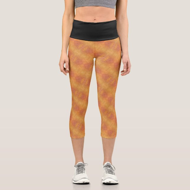Leggings Capri Textura #1 de la obra Nuit (Anverso)