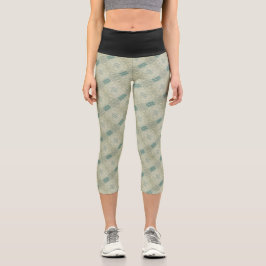 Leggings Capri Textura #23 de obra Amanecer