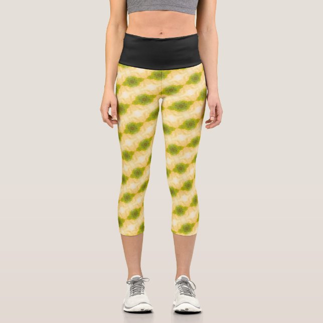 Leggings Capri Textura #25 de la obra Nuit (Anverso)