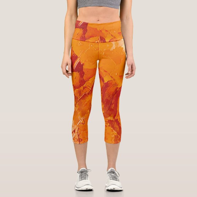 Leggings Capri Textura #26 de la obra Nuit  (Anverso)