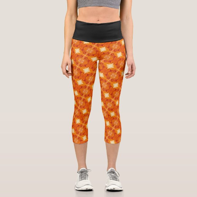 Leggings Capri Textura #26 de la obra Nuit (Anverso)