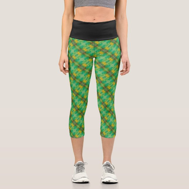 Leggings Capri Textura #27 de la obra Nuit (Anverso)