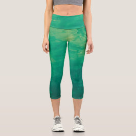 Leggings Capri Textura #30 de la obra Nuit