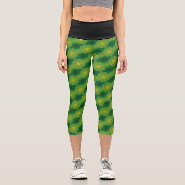 Leggings Capri Textura #31 de la obra Nuit (Anverso)