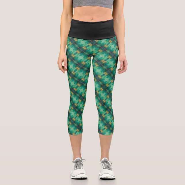 Leggings Capri Textura #33 de la obra Nuit (Anverso)