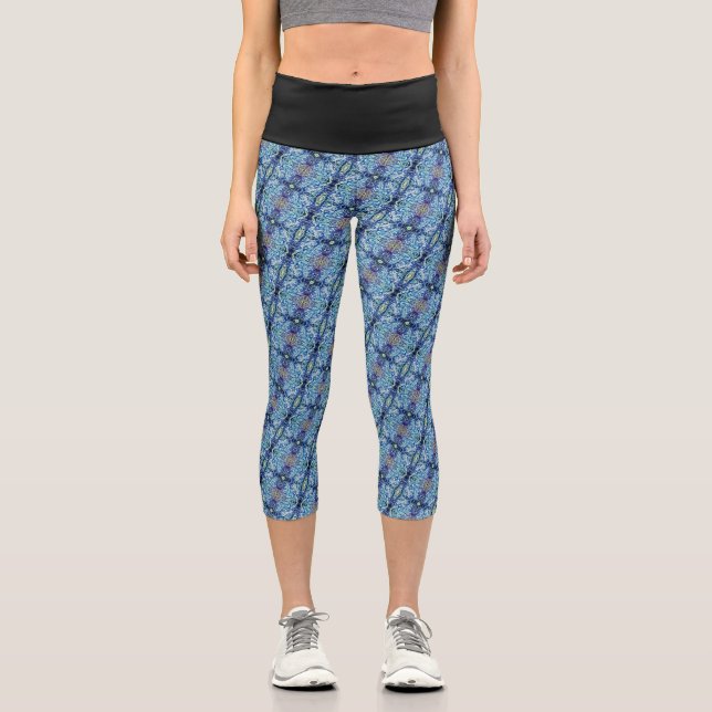 Leggings Capri Textura #35.0 de obra Horizonte (Anverso)