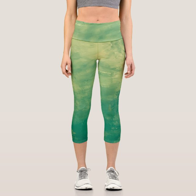 Leggings Capri Textura #37 de la obra Nuit (Anverso)