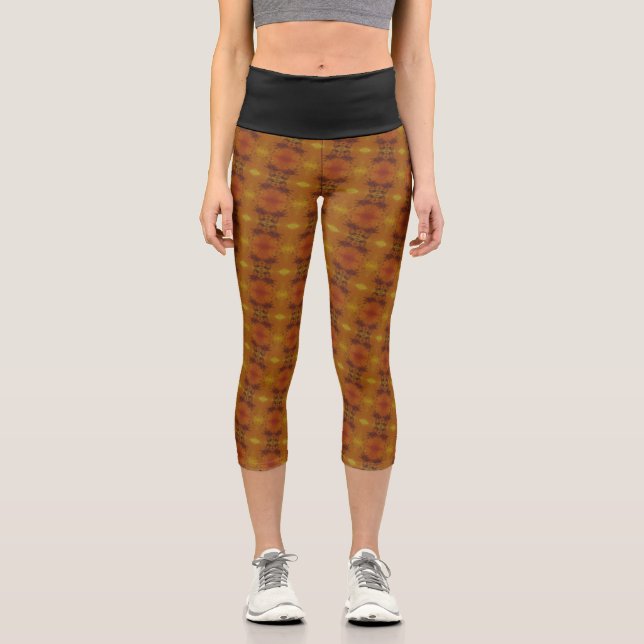 Leggings Capri Textura #38 de la obra Nuit (Anverso)