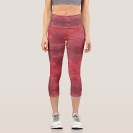 Leggings Capri Textura #3 de la obra Fantasía y realidad