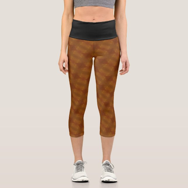 Leggings Capri Textura #41 de la obra Nuit (Anverso)