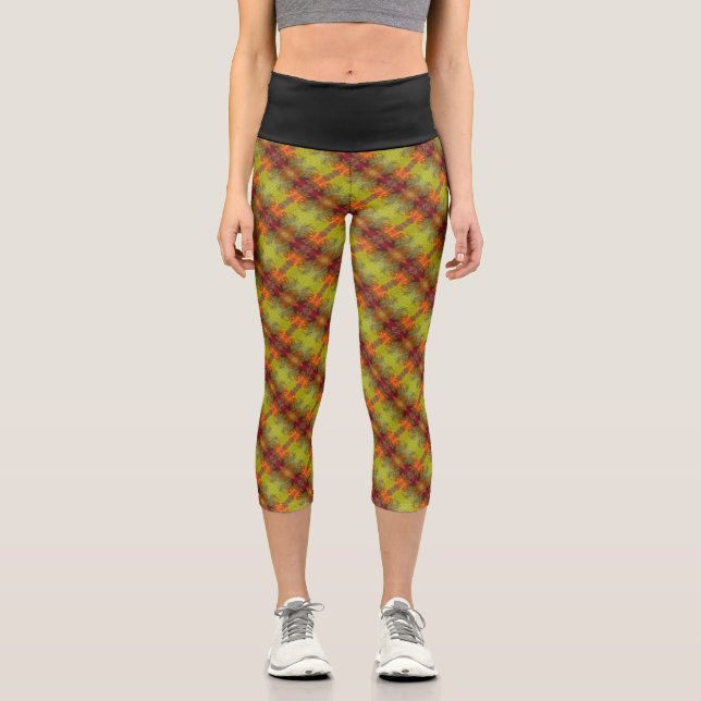Leggings Capri Textura #42 de la obra Nuit (Anverso)