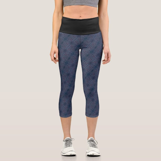 Leggings Capri Textura #42 de obra Amanecer (Anverso)