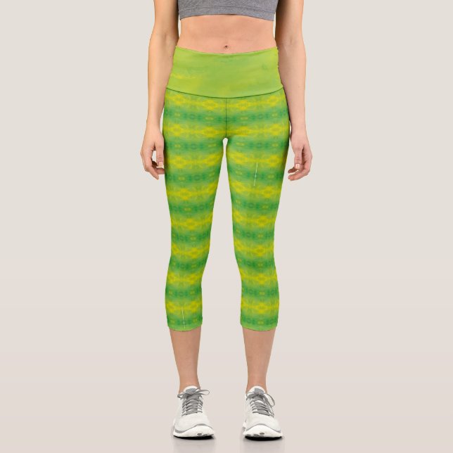 Leggings Capri Textura #45 de la obra Nuit (Anverso)