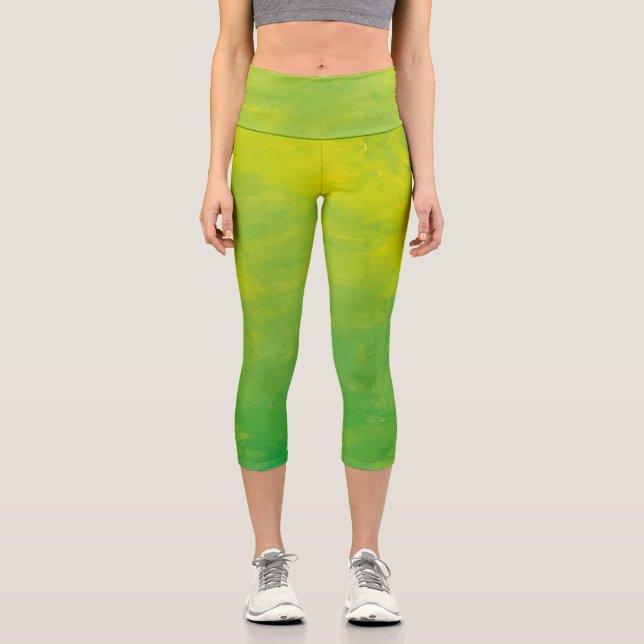Leggings Capri Textura #45 de la obra Nuit (Anverso)