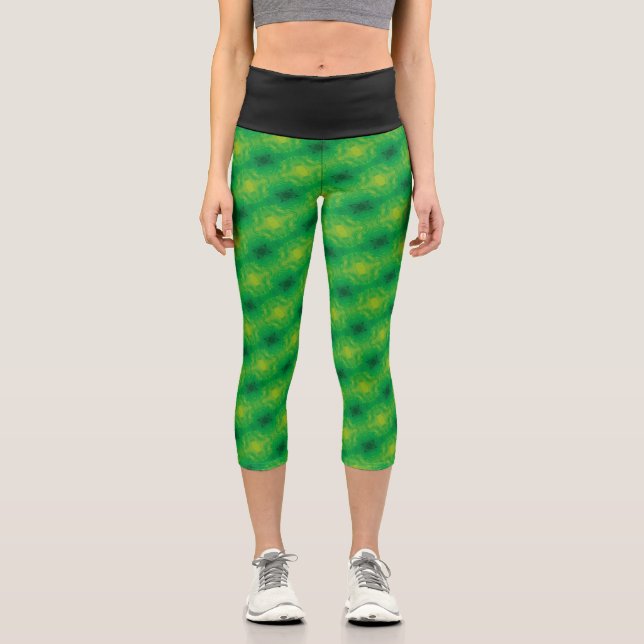 Leggings Capri Textura #46 de la obra Nuit (Anverso)