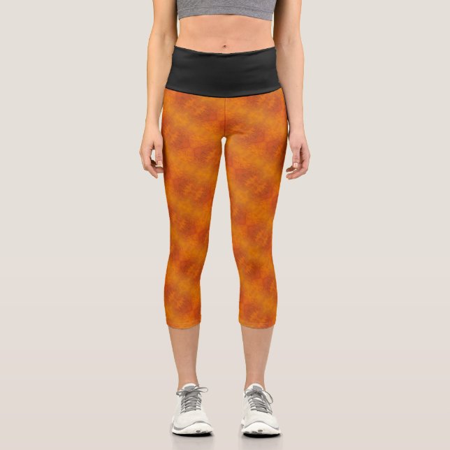 Leggings Capri Textura #47 de la obra Nuit (Anverso)