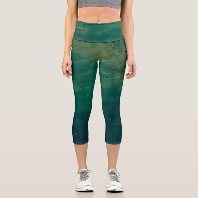 Leggings Capri Textura #49 de la obra Nuit (Anverso)