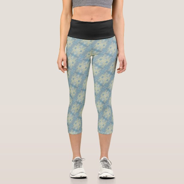 Leggings Capri Textura #4 de obra La roca (Anverso)