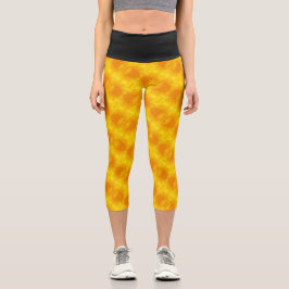 Leggings Capri Textura #52 de la obra Nuit