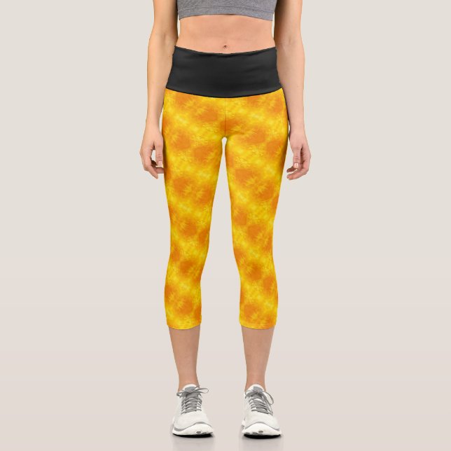 Leggings Capri Textura #52 de la obra Nuit (Anverso)