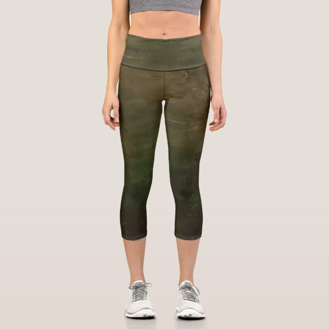 Leggings Capri Textura #53 de la obra Nuit (Anverso)