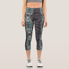Leggings Capri Textura #5 de la obra Cerezas