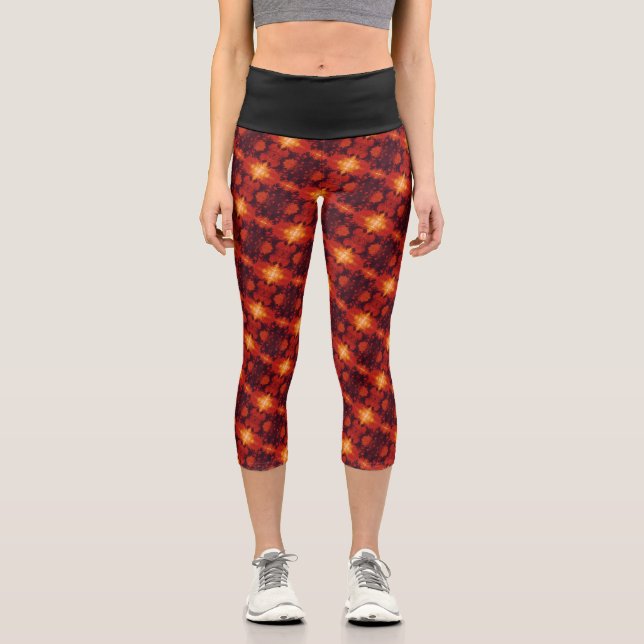 Leggings Capri Textura #60 de la obra Nuit (Anverso)