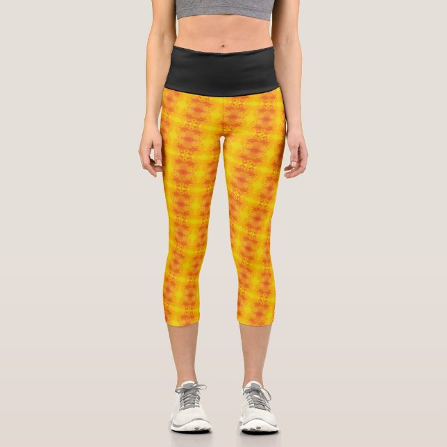 Leggings Capri Textura #61 de la obra Nuit (Anverso)