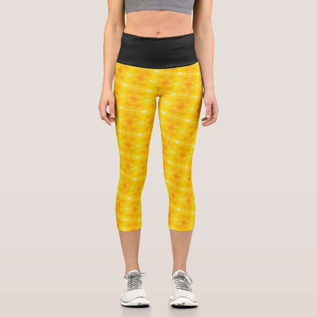 Leggings Capri Textura #65 de la obra Nuit (Anverso)