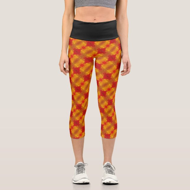 Leggings Capri Textura #67 de la obra Nuit (Anverso)