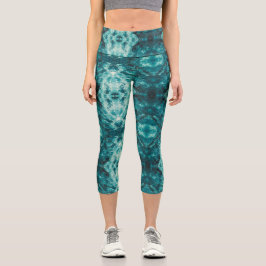 Leggings Capri Textura #6 de la obra Cerezas