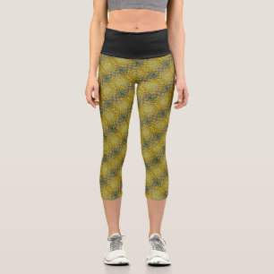 Leggings Capri Textura #6 de la obra Piña. SERIE