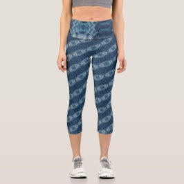 Leggings Capri Textura #7 de la obra Cerezas