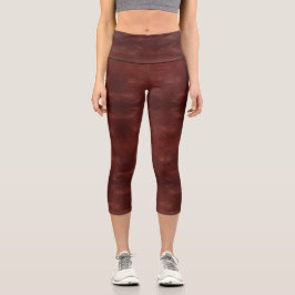 Leggings Capri Textura #7 de la obra Fantasía y realidad