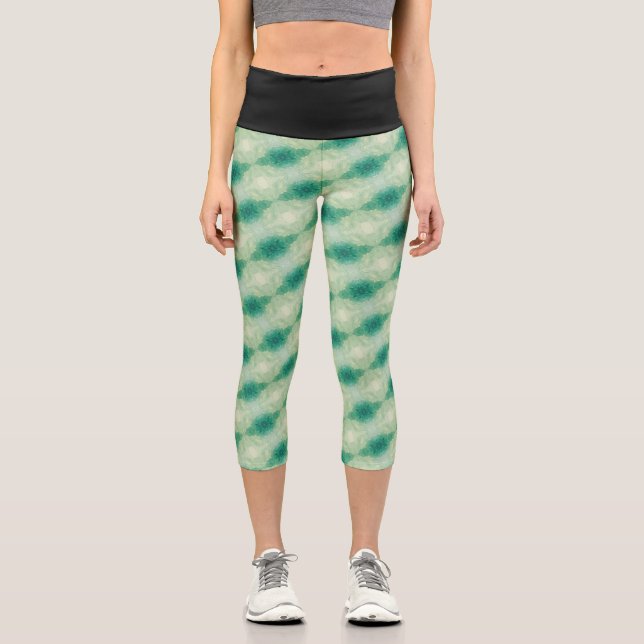 Leggings Capri Textura #8 de la obra Nuit (Anverso)