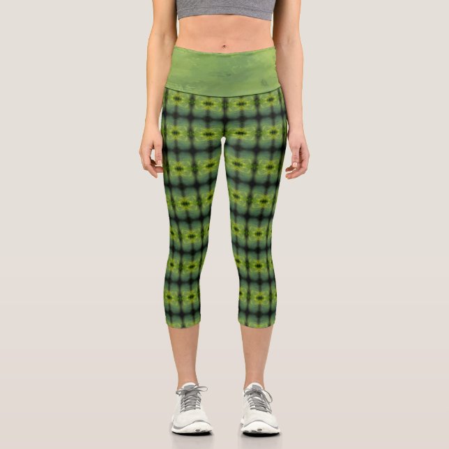 Leggings Capri Textura #9.0 de la obra Nuit (Anverso)