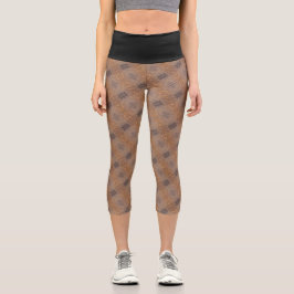 Leggings Capri Textura #9 de obra Amanecer