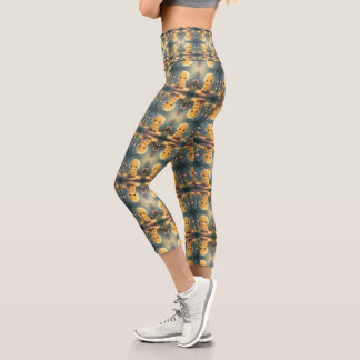 Leggings Capri The Glowing Wanderer and the Art of Nectar.1