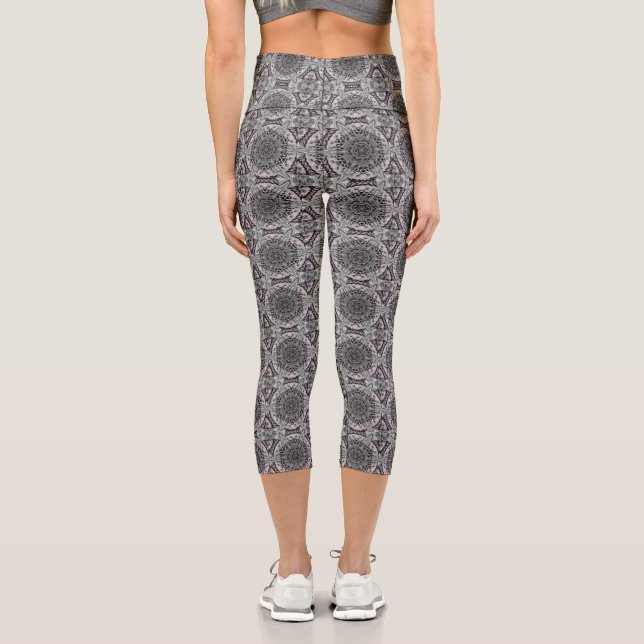 Leggings Capri The Silver Fractal Garden (Reverso )