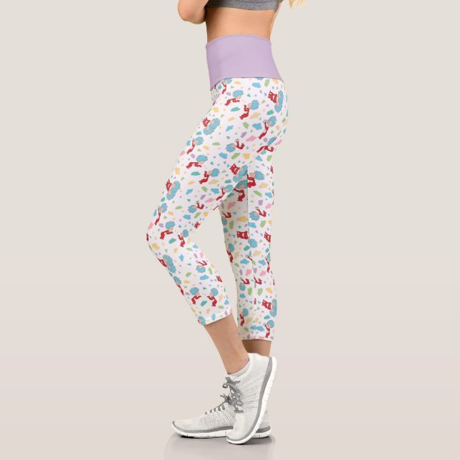 Leggings Capri Thing One Thing Two Sweet Things Pattern (Izquierda)